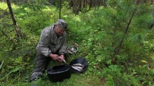 Таёжная речка. Ловлю хариуса. Ищу золото.