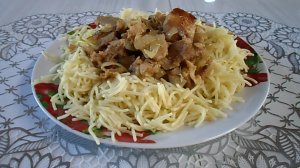 Мясо «Стружка» с вермишелью за 20 минут