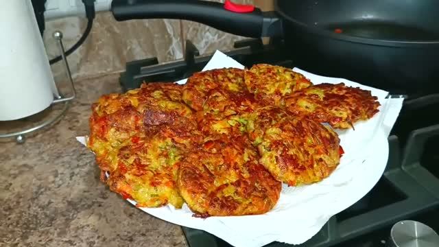 Овощные котлеты.