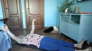 Лимфодренажная утренняя зарядка лёжа в постели. Активация суставов и кровообращения.