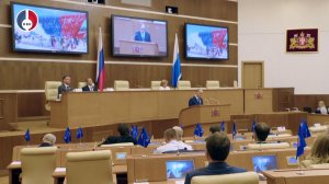 Денис Паслер представил ежегодный отчет о работе регионального правительства в Заксобрании
