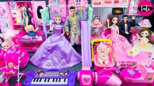 Играем в игрушки из мультика принцесса кукла Барби. Мультфильм для детей. ASMR АСМР