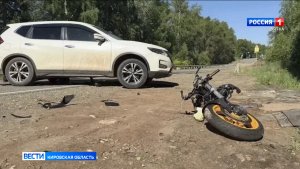 В ДТП в Кирово-Чепецком районе погиб мотоциклист