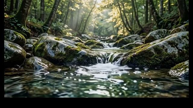 In Harmony with the World. A Meditative Video with the Sound of a Stream смотреть онлайн