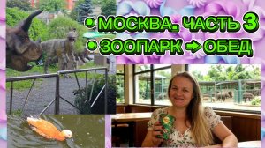 Москва, часть 3: зоопарк, животные и… обед в столовой! Что мы ели? 🦁🍝