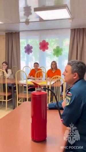 Пожарно-тактическое занятие  в лагере «Орлёнок»