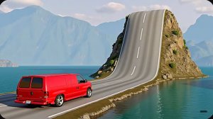 Автомобили против гигантской выпуклости #5 в BeamNG Drive!