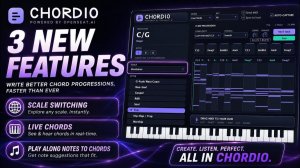 OpenBeat Chordio: Scale Switching, Live Chords and Harmonize