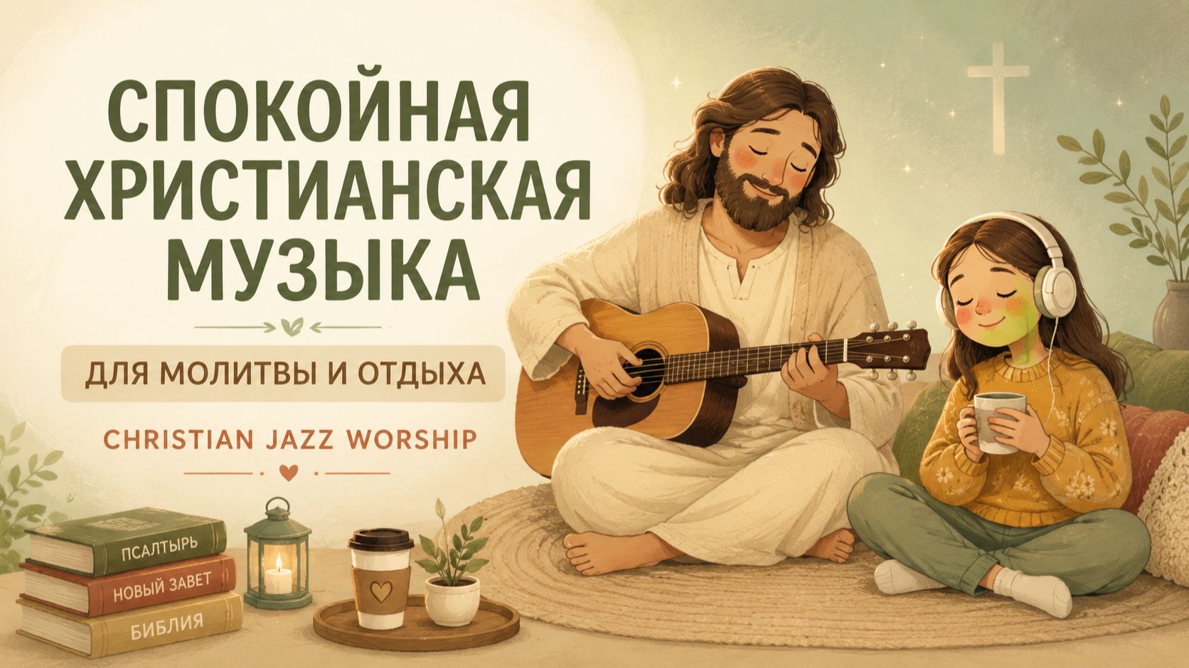 СПОКОЙНАЯ ХРИСТИАНСКАЯ МУЗЫКА ДЛЯ МОЛИТВЫ И ОТДЫХА | CHRISTIAN JAZZ WORSHIP смотреть онлайн
