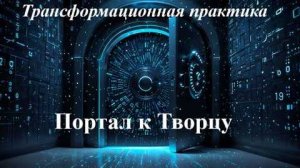 Часть 1 Практика ПОРТАЛ К ТВОРЦУ. Трансформационная практика.