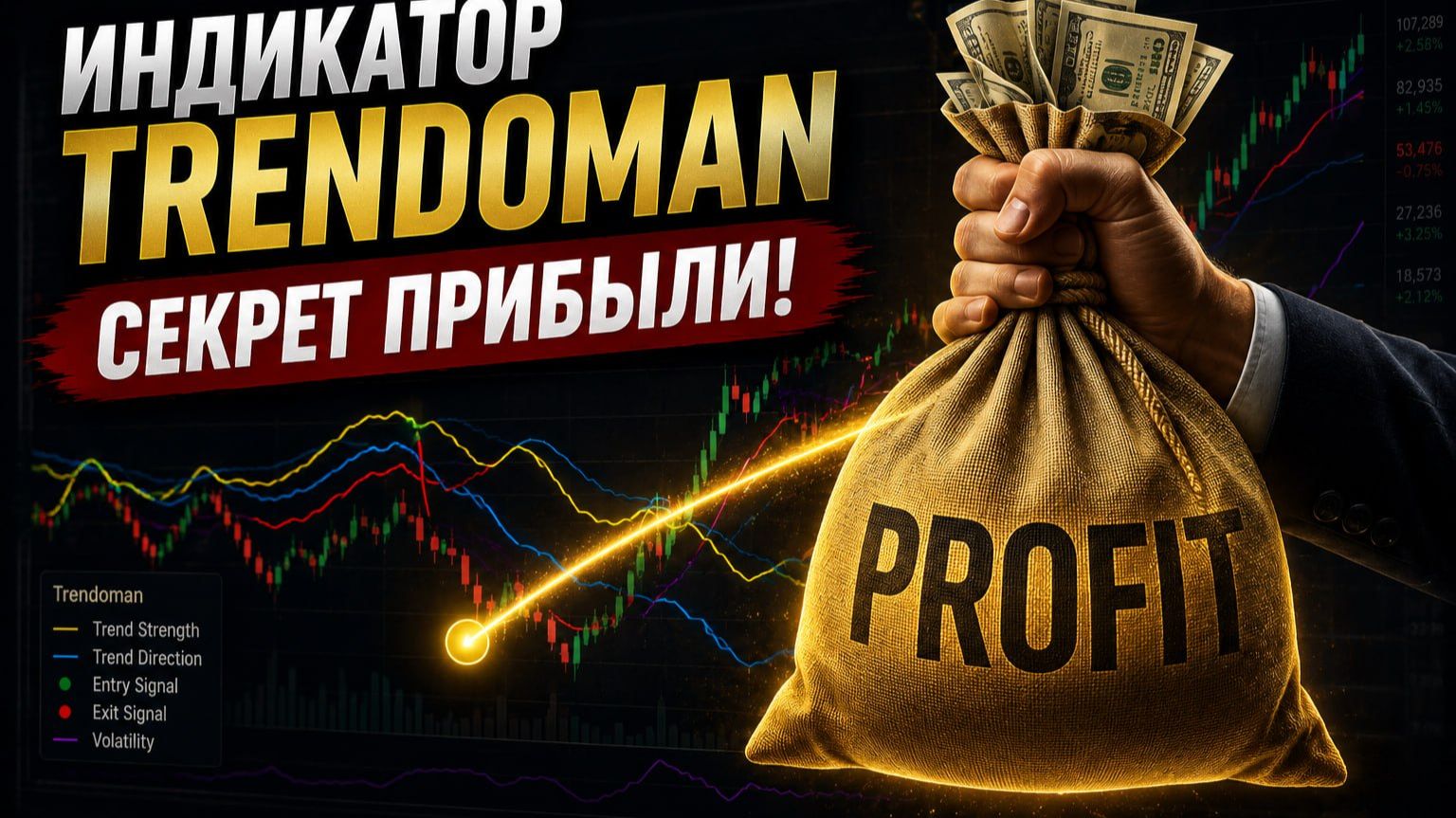 ИНДИКАТОР "Trendoman" СЕКРЕТ ПРИБЫЛИ. смотреть онлайн