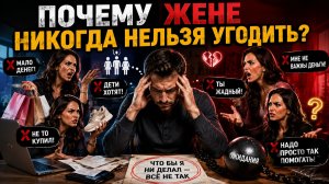ПОЧЕМУ ЖЕНЕ НИКОГДА НЕЛЬЗЯ УГОДИТЬ