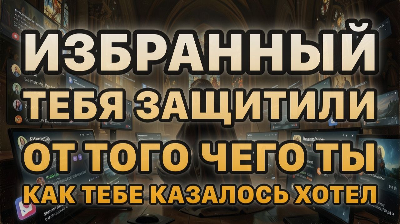 Избранный, тебя защитили от того, чего ты, как тебе казалось, хотел