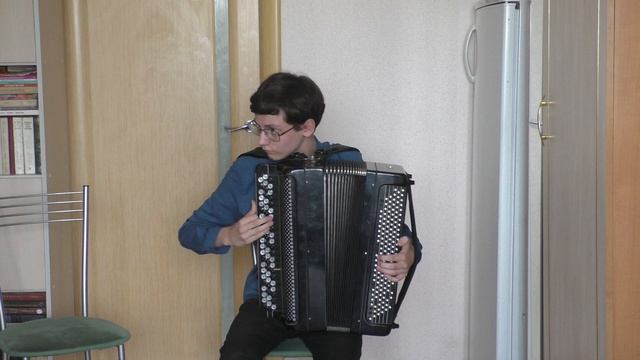 Георгий Шендерёв "Думка"  Играет Андрей Ананьев (баян), 15 лет, Новосибирск
