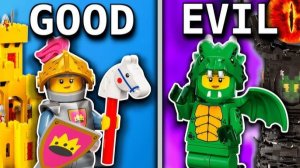 Создаю противоборствующие ЗАМКИ ДОБРА и ЗЛА из LEGO !