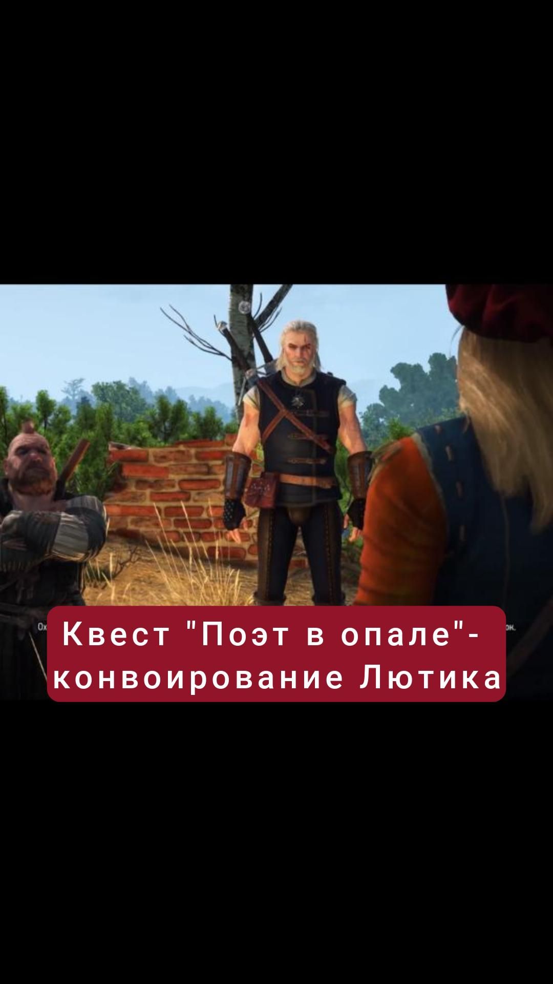 Конвоирование Лютика- квест "Поэт в опале" | #witcher3 #games #rpg