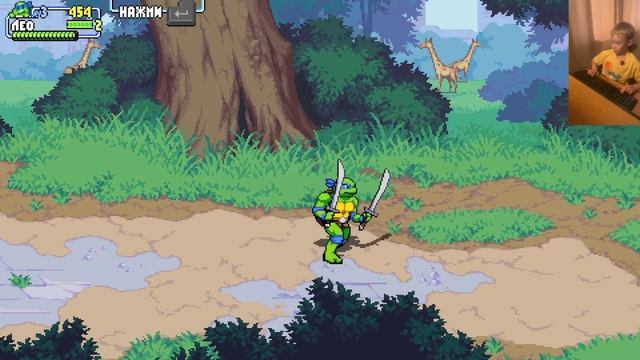 Прохождение Teenage Mutant Ninja Turtles – Shredder's Revenge. Часть 4 - Замес в зоопарке