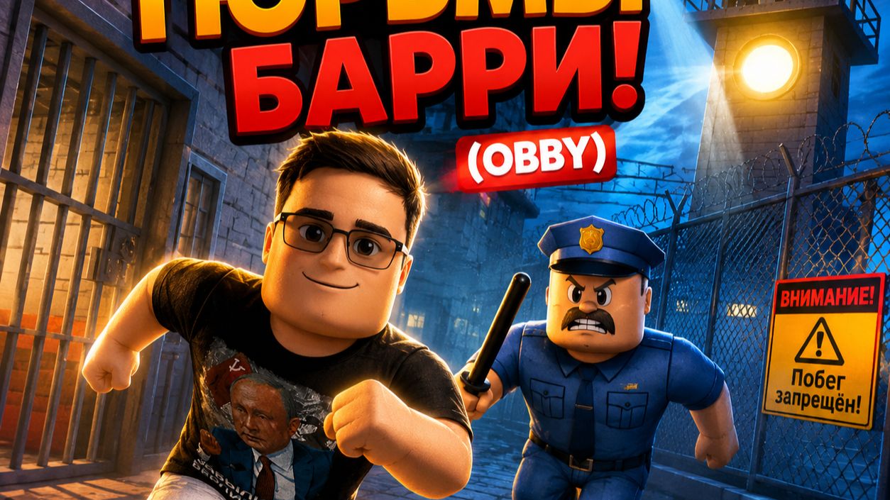 🚨 БЕГ ИЗ ТЮРЬМЫ БАРРИ! 😱 САМЫЙ СЛОЖНЫЙ ПОБЕГ В ROBLOX OBBY!