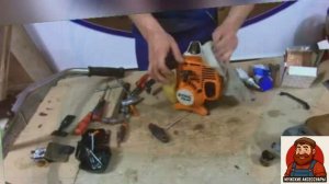 ПОЛНЫЙ РЕМОНТ FS-55 STIHL триммера бензокосы