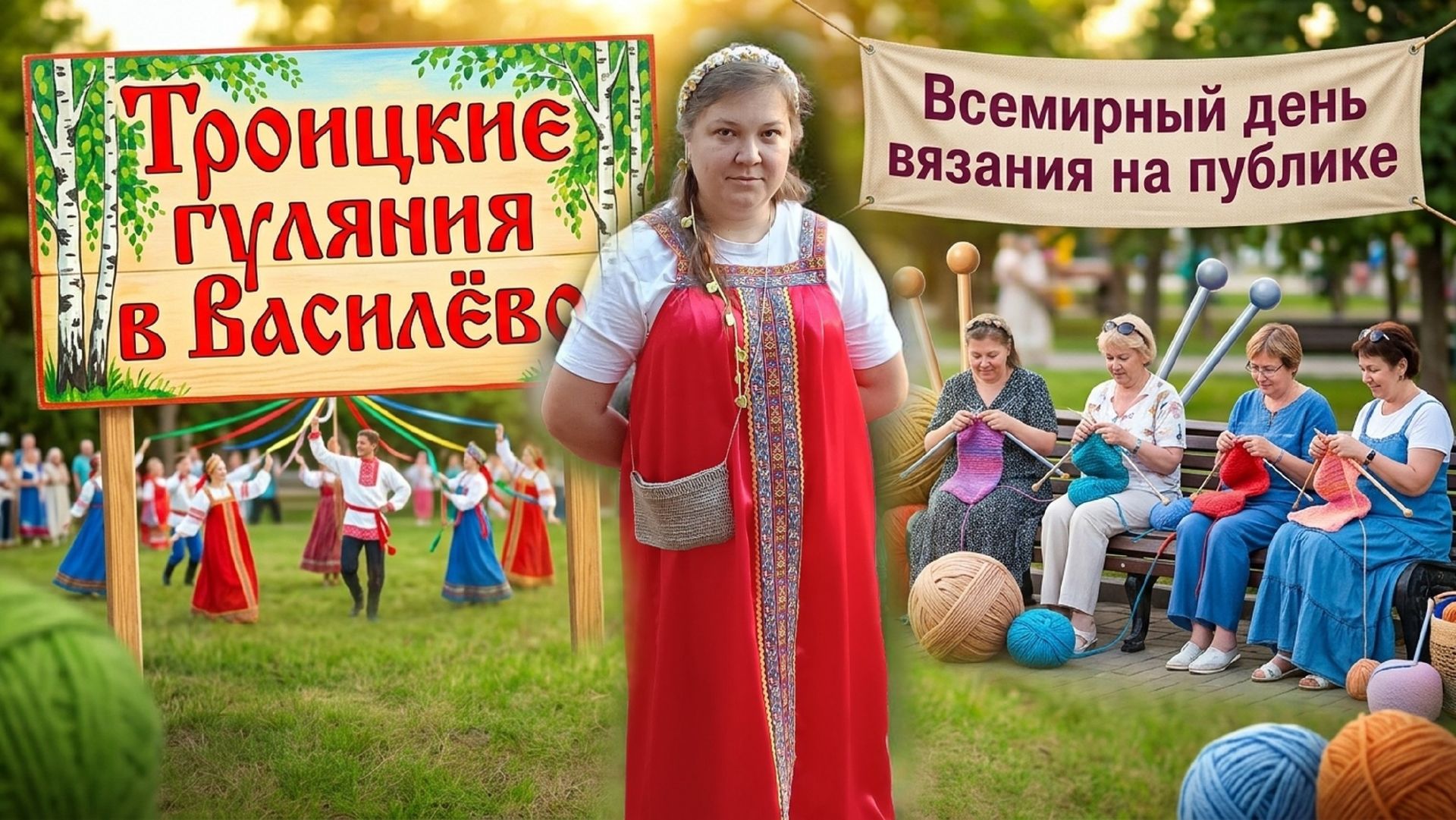 Троицкие гуляния в Василёво смотреть онлайн