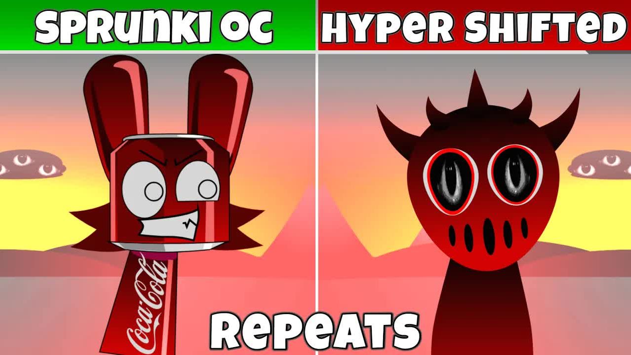 Sprunki OC Repeats Hyper Shifted Fan Mod смотреть онлайн