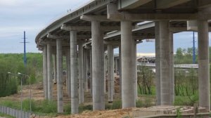 Строительство участка Южно-Лыткаринской автодороги в Видном-Сапроново (часть 1, май 2026)