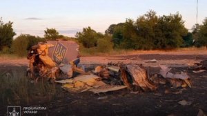 ‼️🇺🇦🏴☠️ Обломки украинского Су-24М на месте вчерашнего крушения в Хмельницкой области