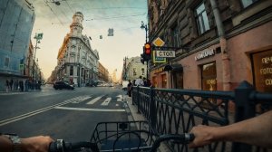 На велосипеде от Витебского вокзала до Владимирского проспекта