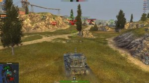 World of Tanks Blitz FV215b 183 бабуля раздаёт плюшки