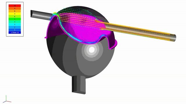 Моделирование мембранного насоса с помощью FSI во FlowVision смотреть онлайн