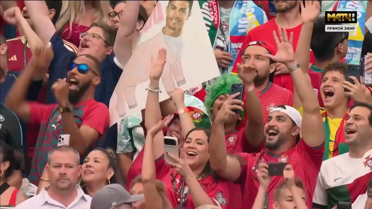 1 тайм матча Португалия - ДР Конго, ЧМ по Футболу 2026 смотреть онлайн