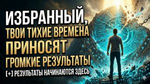 Избранный, твои тихие времена приносят громкие результаты