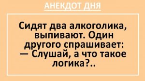 Сидят два алкоголика, выпивают. Один другого спрашивает... | Анекдоты смешные | Юмор