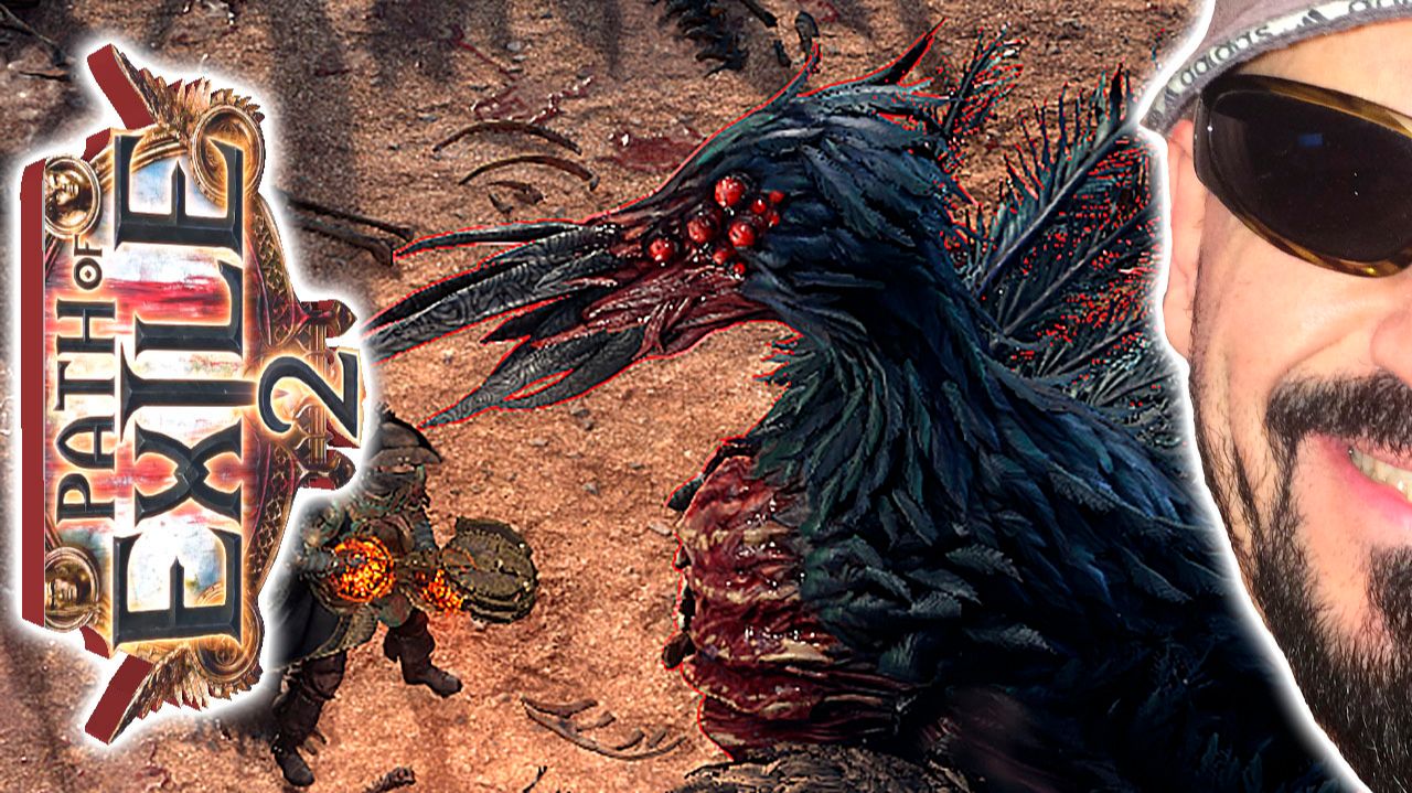 Гигантская птица Бич Небес и залы мертвых Path of Exile 2 смотреть онлайн