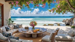 УСПОКАИВАЮЩАЯ УТРЕННЯЯ МУЗЫКА У МОРЯ 🌊☀️ СПОКОЙНОЕ ЛЕТНЕЕ УТРО ДЛЯ ОТДЫХА