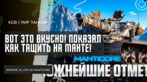 WINNER_IN_LIFE ★ ВОТ ЭТО ВКУСНО! ПОКАЗАЛ КАК НУЖНО ИГРАТЬ НА МАНТИКОРЕ!