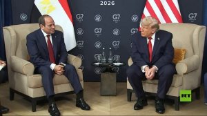 السيسي يمازح ترامب: «كان محاطا بقادة العالم ولم يكن لديه الوقت لتناول العشاء»
