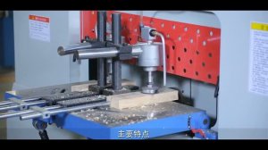 Шипорезный станок c ЧПУ для овального шипа QUADRO YRT-100 CNC. Формирование шипов и проушин. Квадро