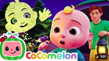 Camping with Dad Fireflies Backyard Camping CoComelon Nursery Rhymes Kids Songs смотреть онлайн