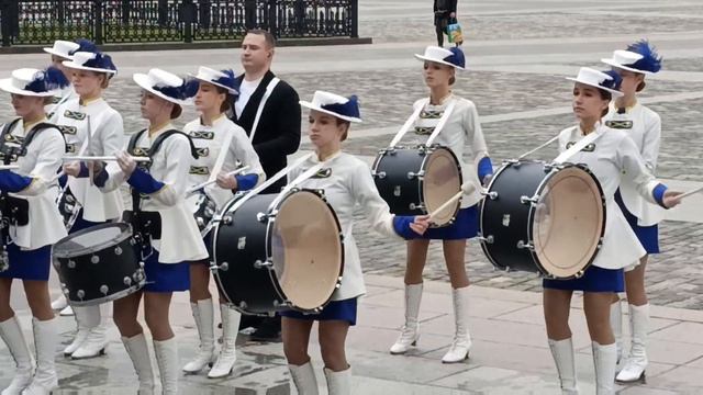 Барабанщики студии на Параде ударных инструментов, Парк Победы, Москва 2024 смотреть онлайн