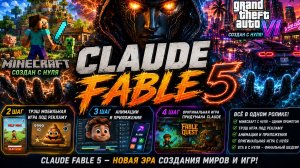 Claude Fable 5 — ЭТО ПРОСТО МОНСТР. Minecraft, GTA 6 и Photoshop по одному промпту