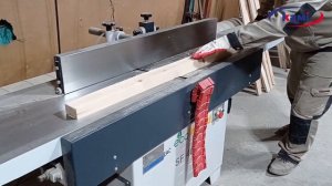 Фуговальный станок с диагональным валом EcoWood SF 400D Строгаем древесину по плоскости