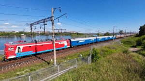 Поезда России: грузовые и пассажирские поезда РЖД в Иркутске летом 2025 | Транссиб