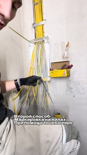 2 самых удобных варианта маркировки проводов в щите, вашему вниманию. #томск #электричество #ремонт