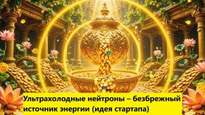 Ультрахолодные нейтроны – безбрежный источник энергии (идея стартапа)