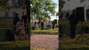 Питер, уличные музыканты. Кавер группа«Зарево», 10.06.2026