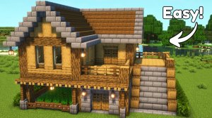 МАЙНКРАФТ Как построить простой стартовый дом - Minecraft новые видео