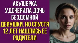 Акушерка удочерила дочь бездомной девушки. Но спустя 12 лет нашлись ее родители