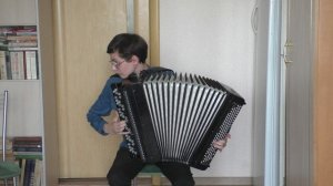 В. Гридин «Озорные наигрыши». Играет Андрей Ананьев (баян), 15 лет, Новосибирск 11.06.26