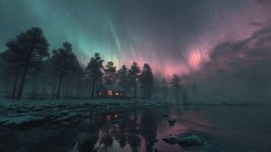 Beneath the Northern Glow ｜ 4 Hours of Peaceful Ambient Music for Sleep, Study & Stress Relief